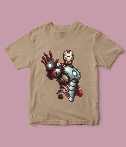 brown Iron Man T-Shirt