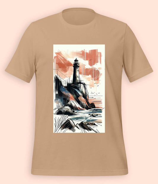 Ocean Lighthouse T-Shirts (Unisex)