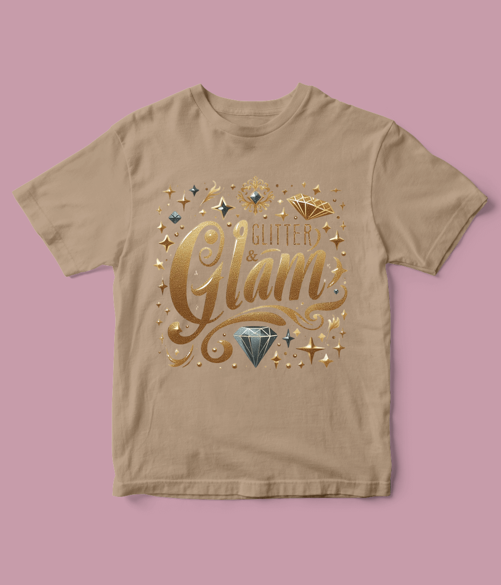 Glitter Glam T Shirt for Girls