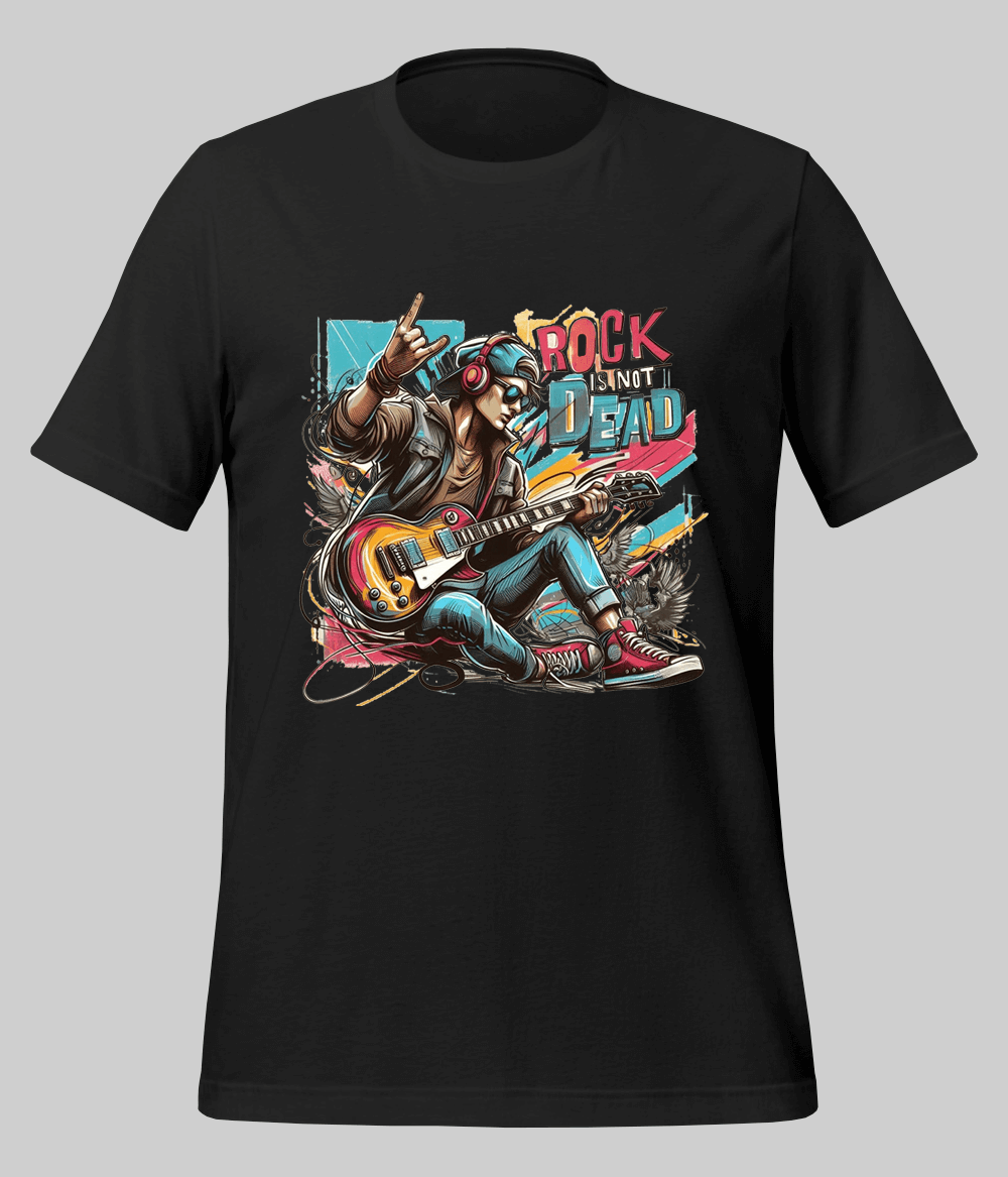 Black Rock On T-Shirt