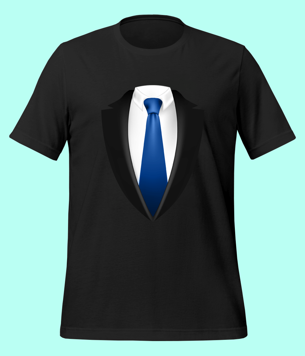 Formal Suit Graphic T-Shirt