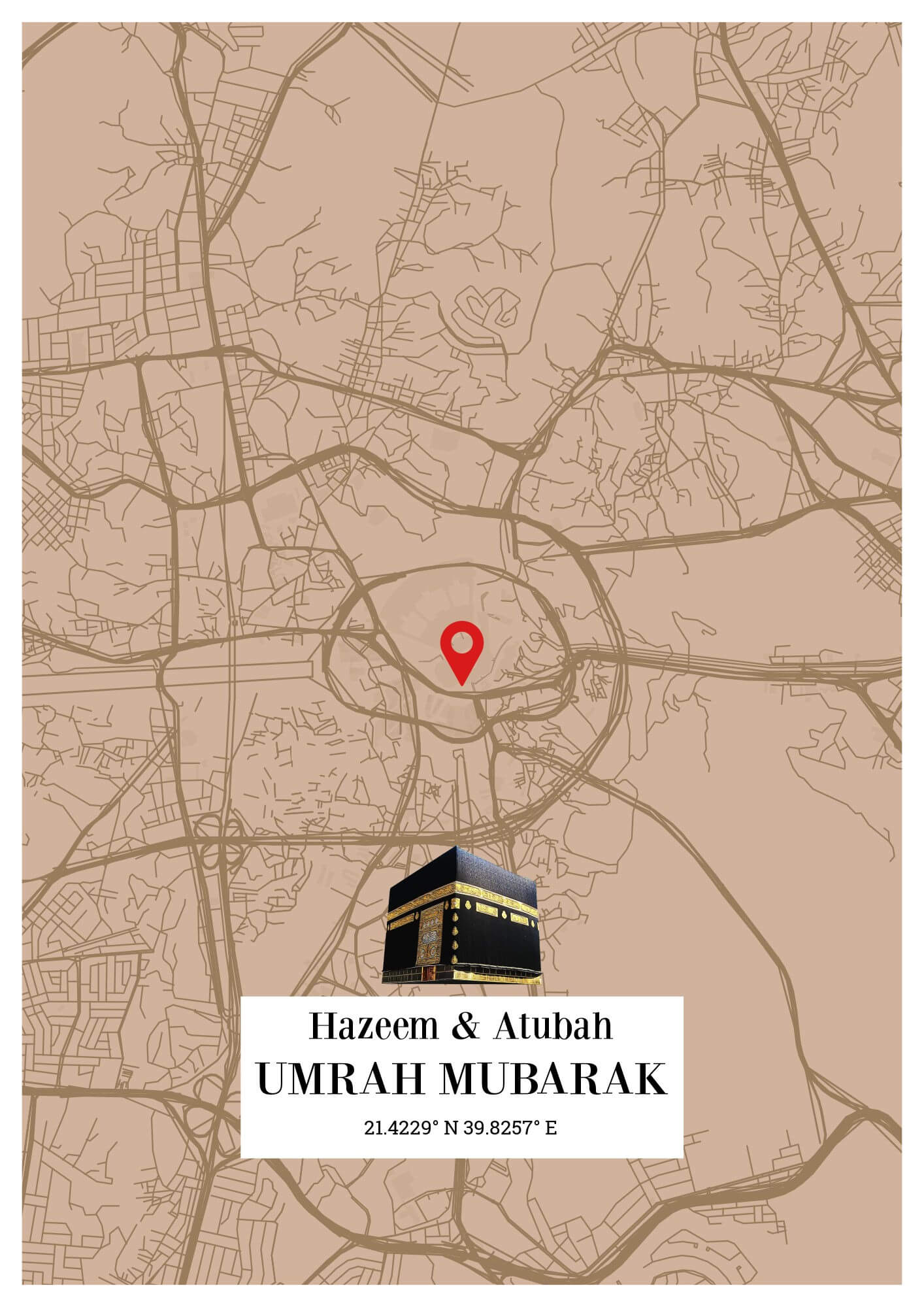 Umrah Mubarak | Personalised Frames | Gift Ideas