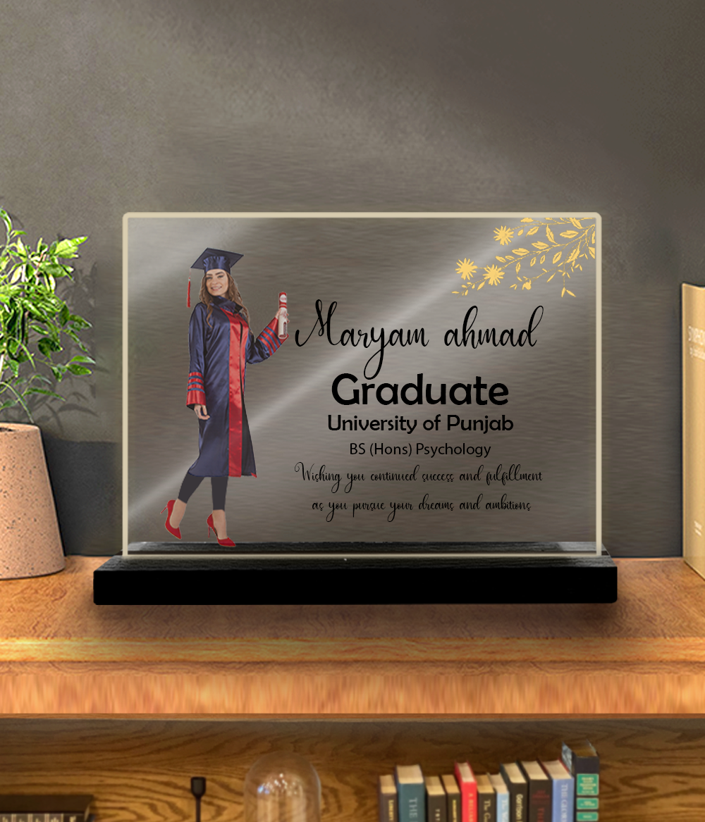 Graduation Lamp Colored Graduation Lamp