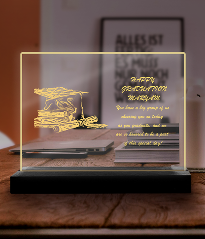 Personalized Graduation Photo Lamp