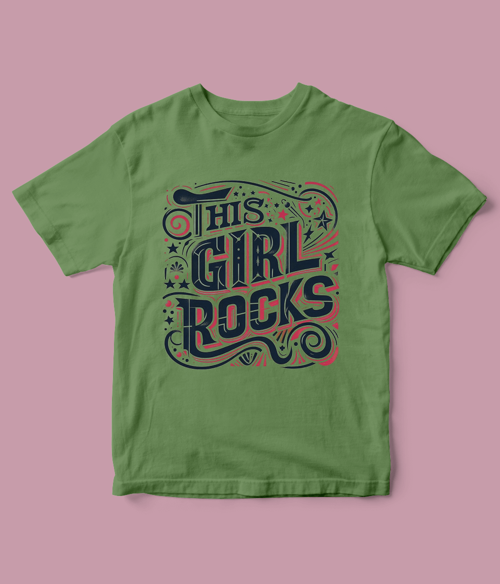 green This Girl Rocks T-Shirt