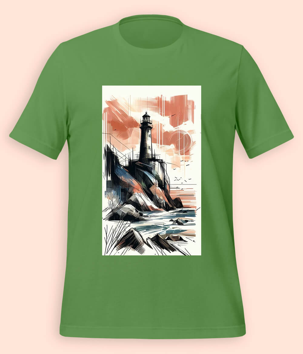 Ocean Lighthouse T-Shirts (Unisex)