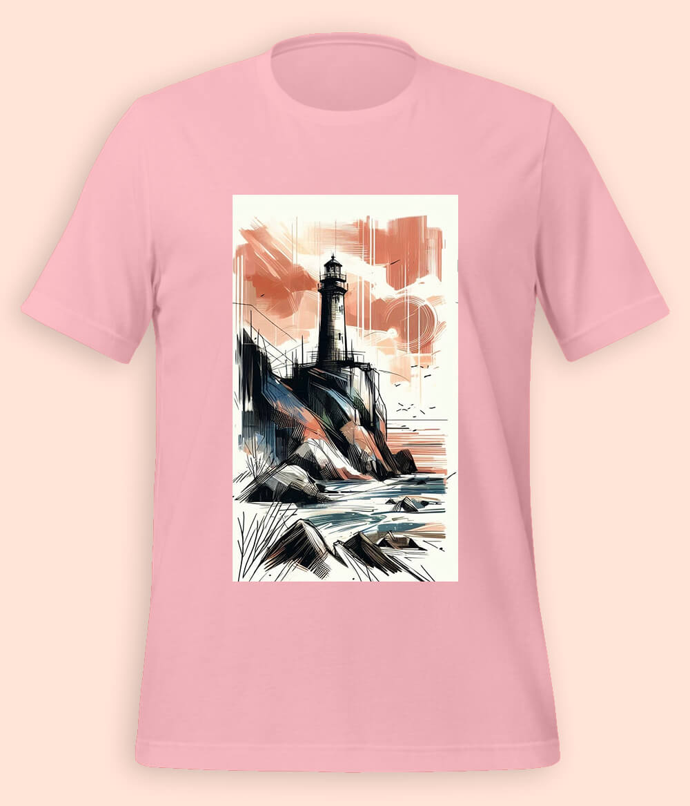 Ocean Lighthouse T-Shirts (Unisex)