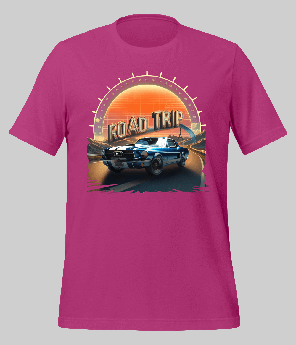 light purple Road Trip T Shirts