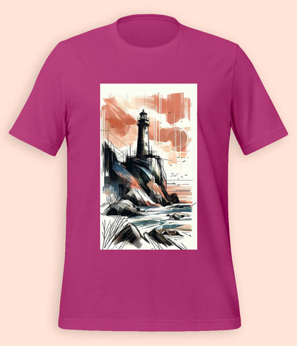 Ocean Lighthouse T-Shirts (Unisex)