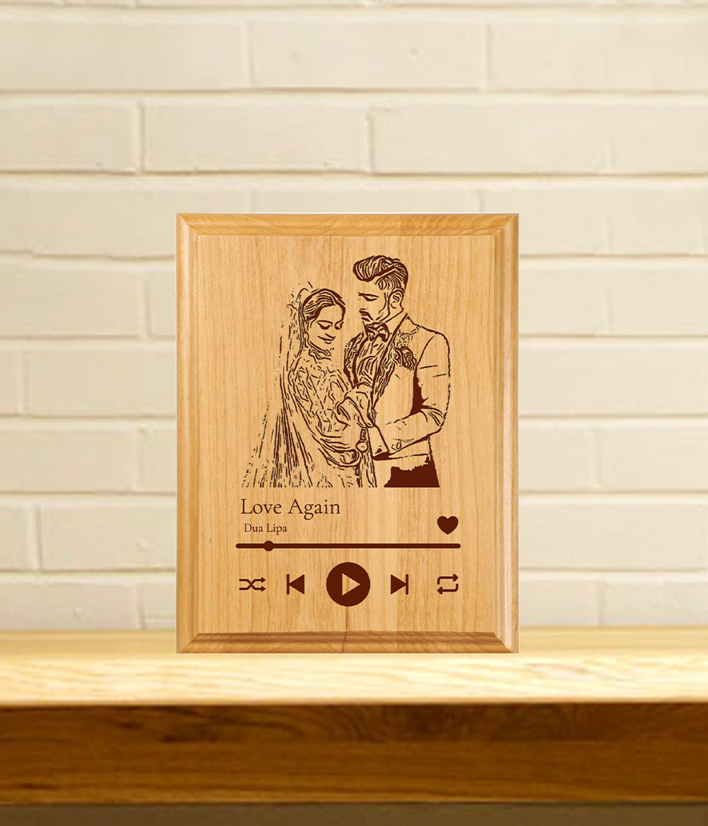 Wooden Music Picture Frame