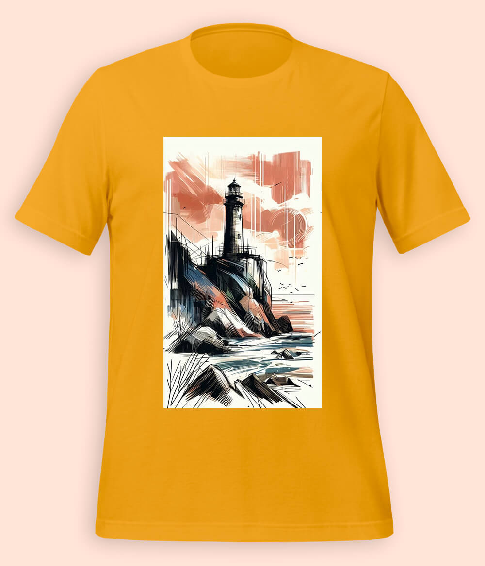 Ocean Lighthouse T-Shirts (Unisex)