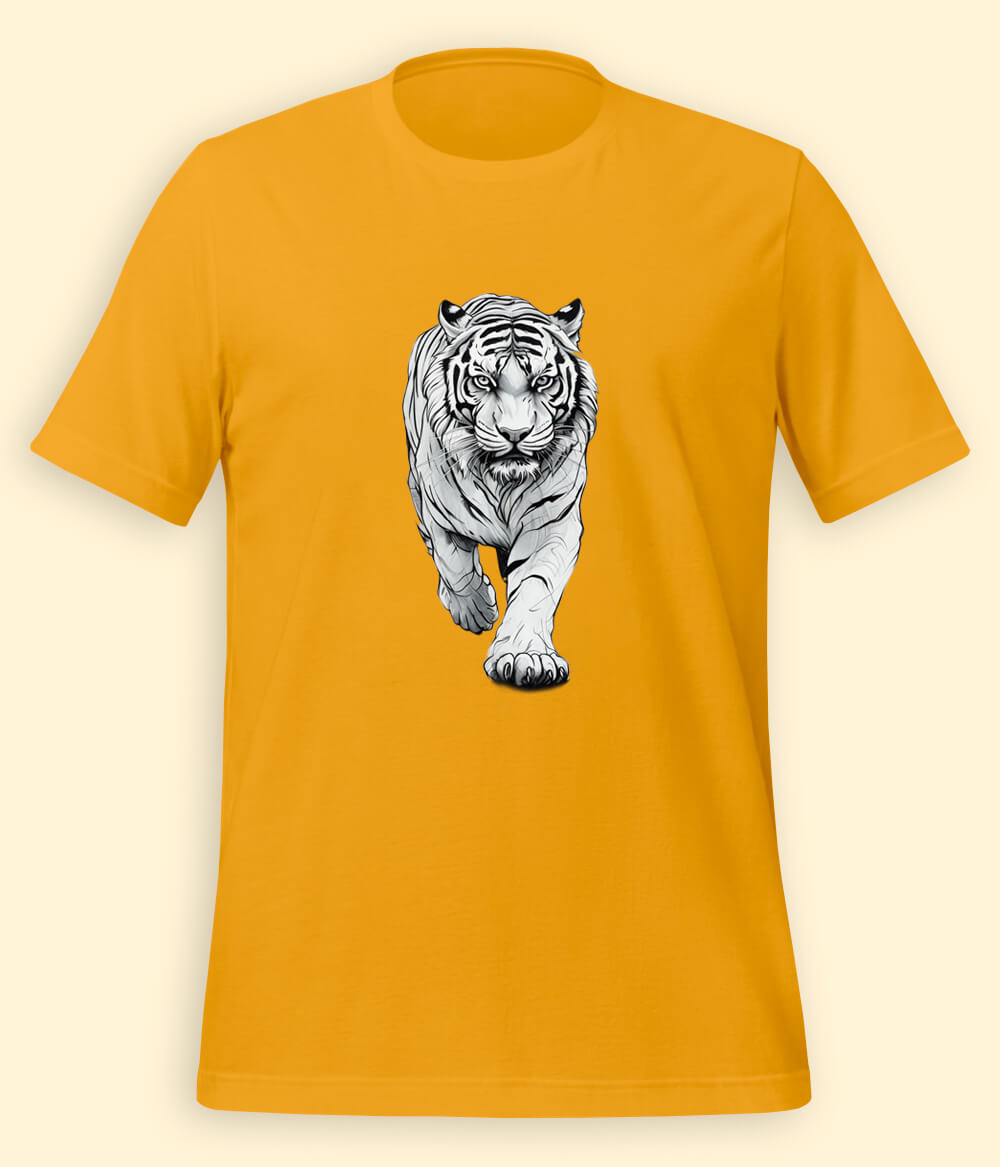 Running Tiger T-shirts