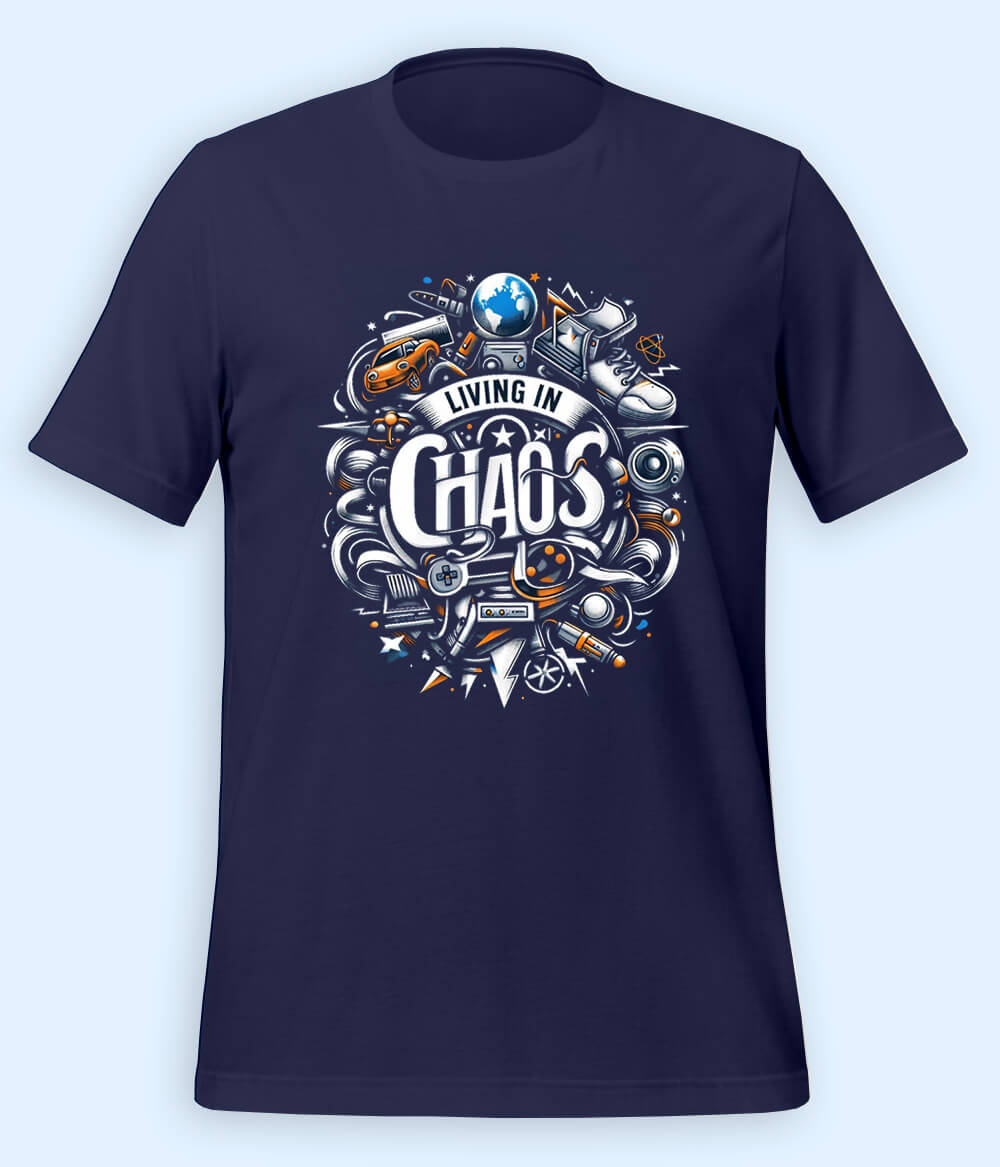 Living In Chaos T-shirt (Unisex)