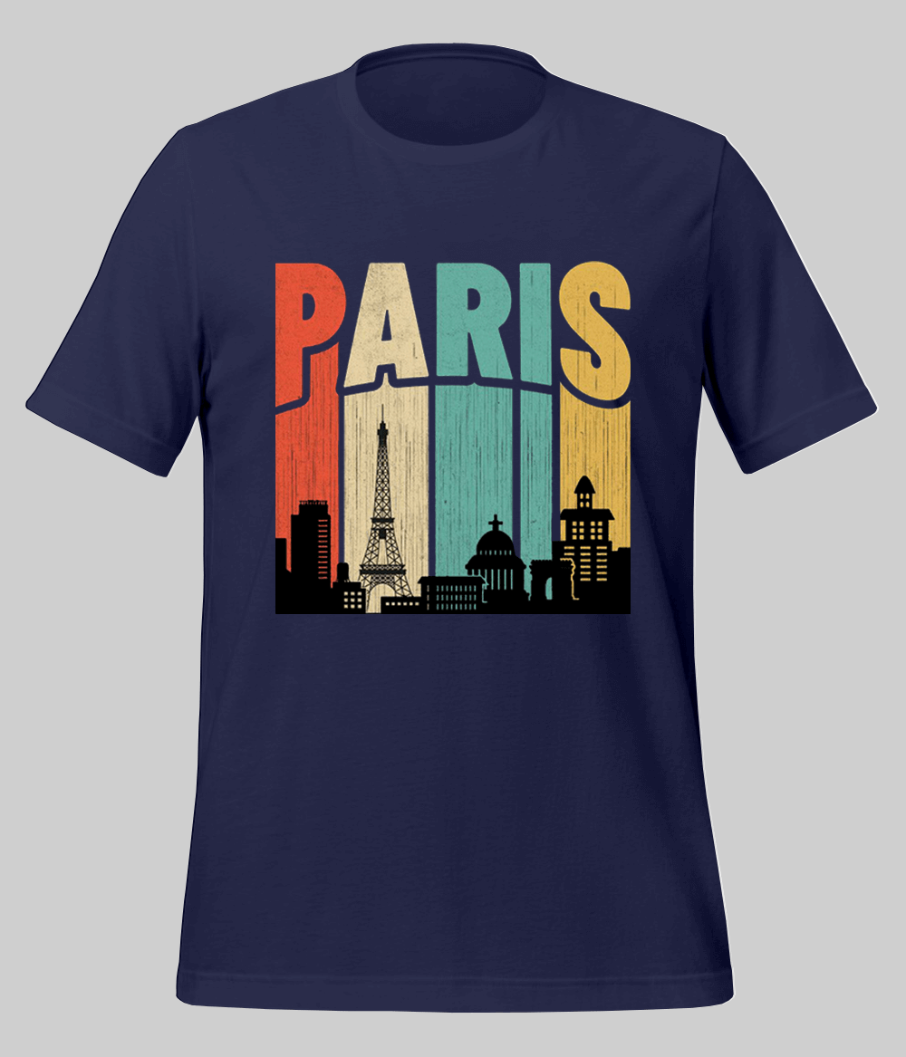 Paris Eiffel Tower T-Shirt (Unisex)