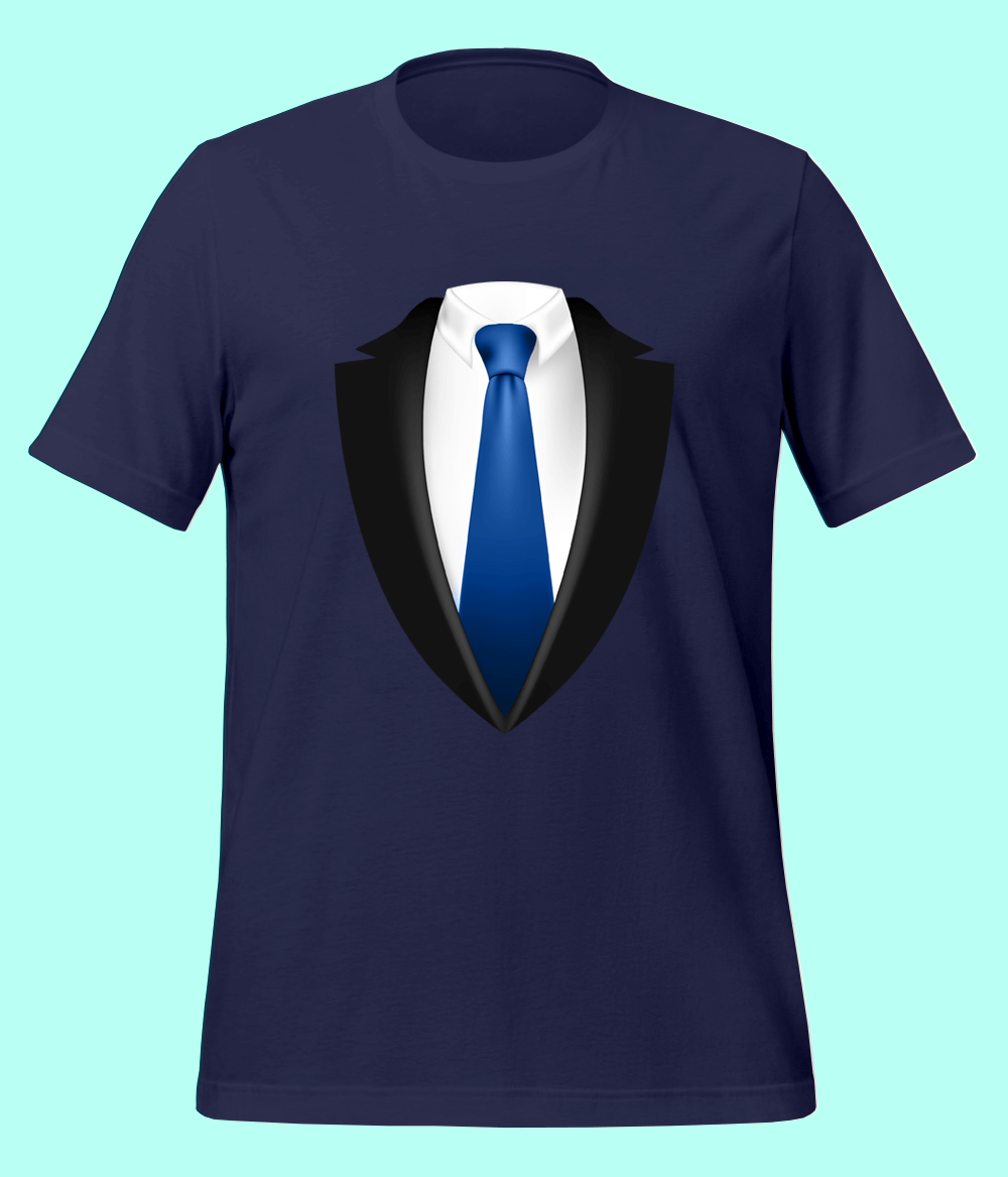 Formal Suit Graphic T-Shirt