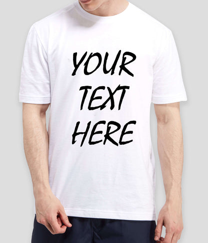 Text Only T-shirt (Unisex) Customizable