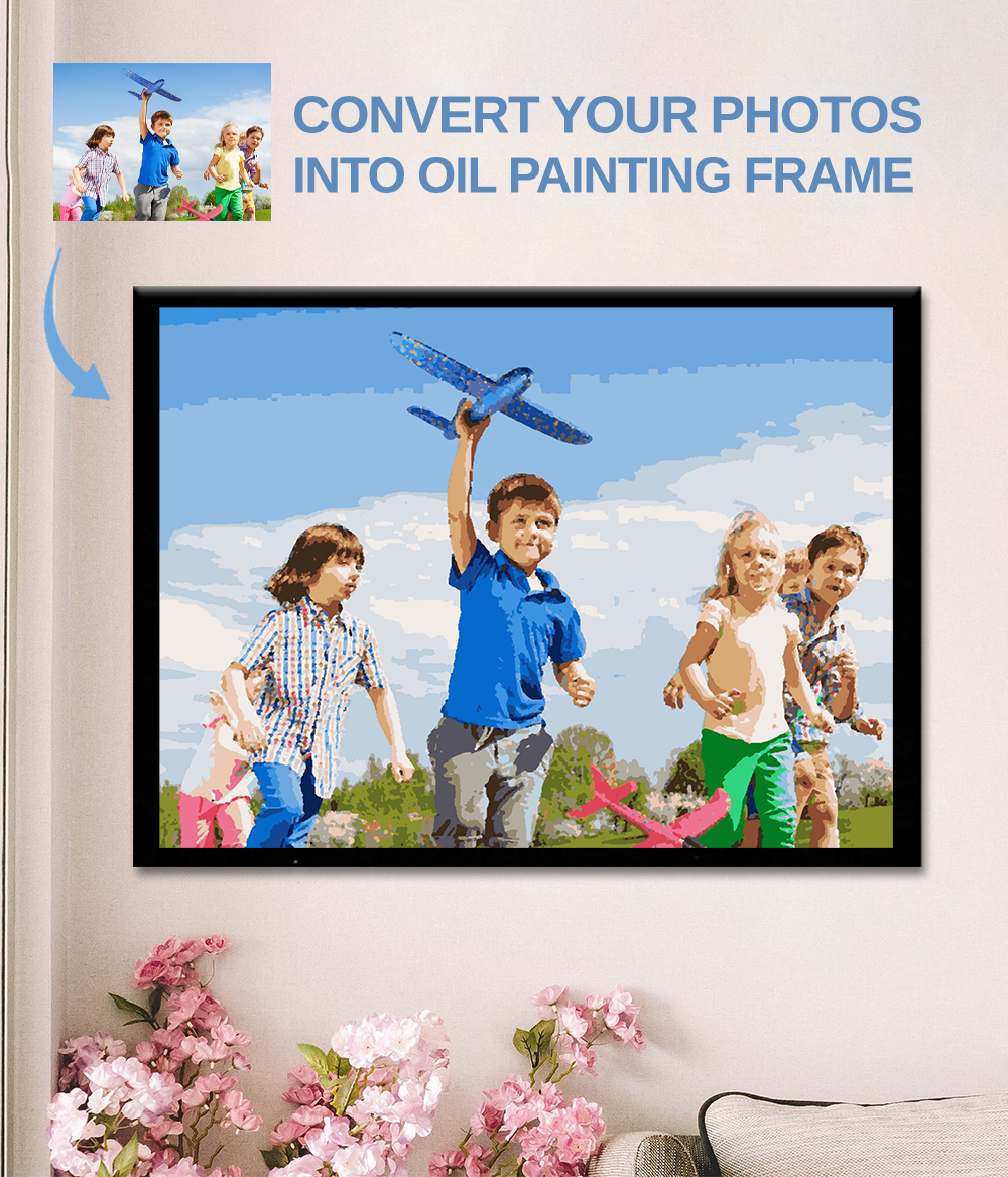 Convert Your Photos to Oil Painting Frame