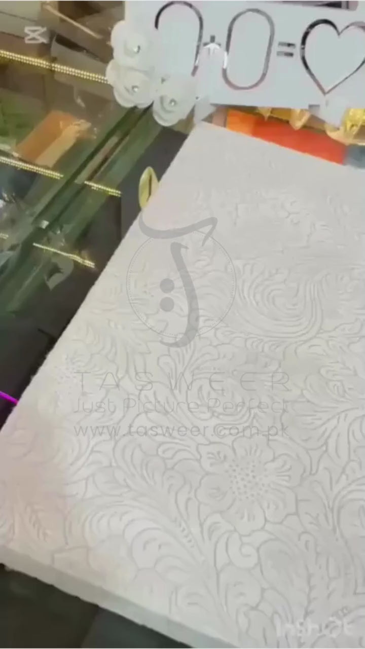 Acrylic Nikkah Books White