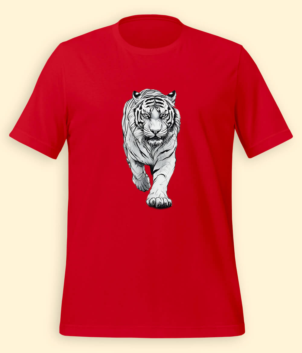 Running Tiger T-shirts