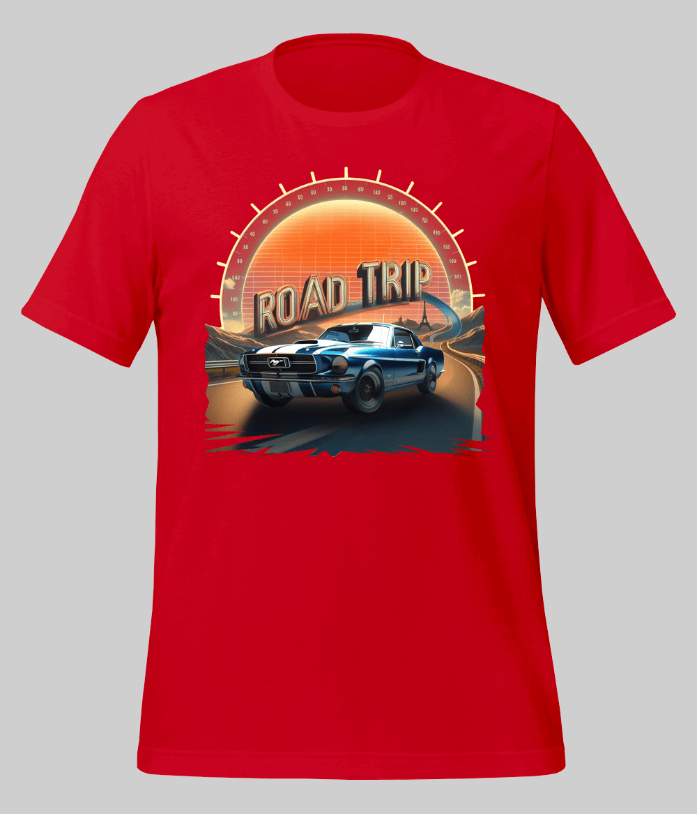 red Road Trip T Shirts