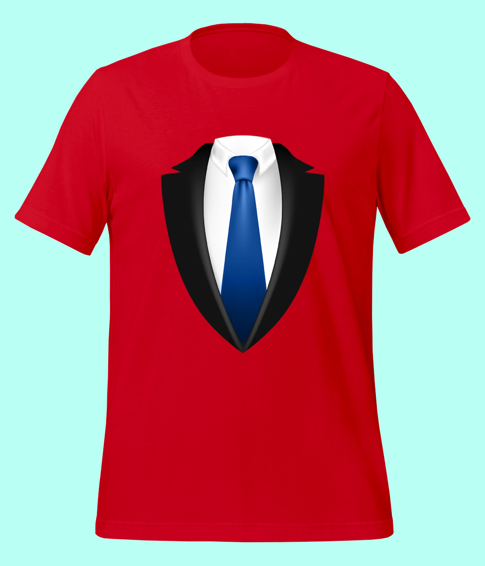 Formal Suit Graphic T-Shirt