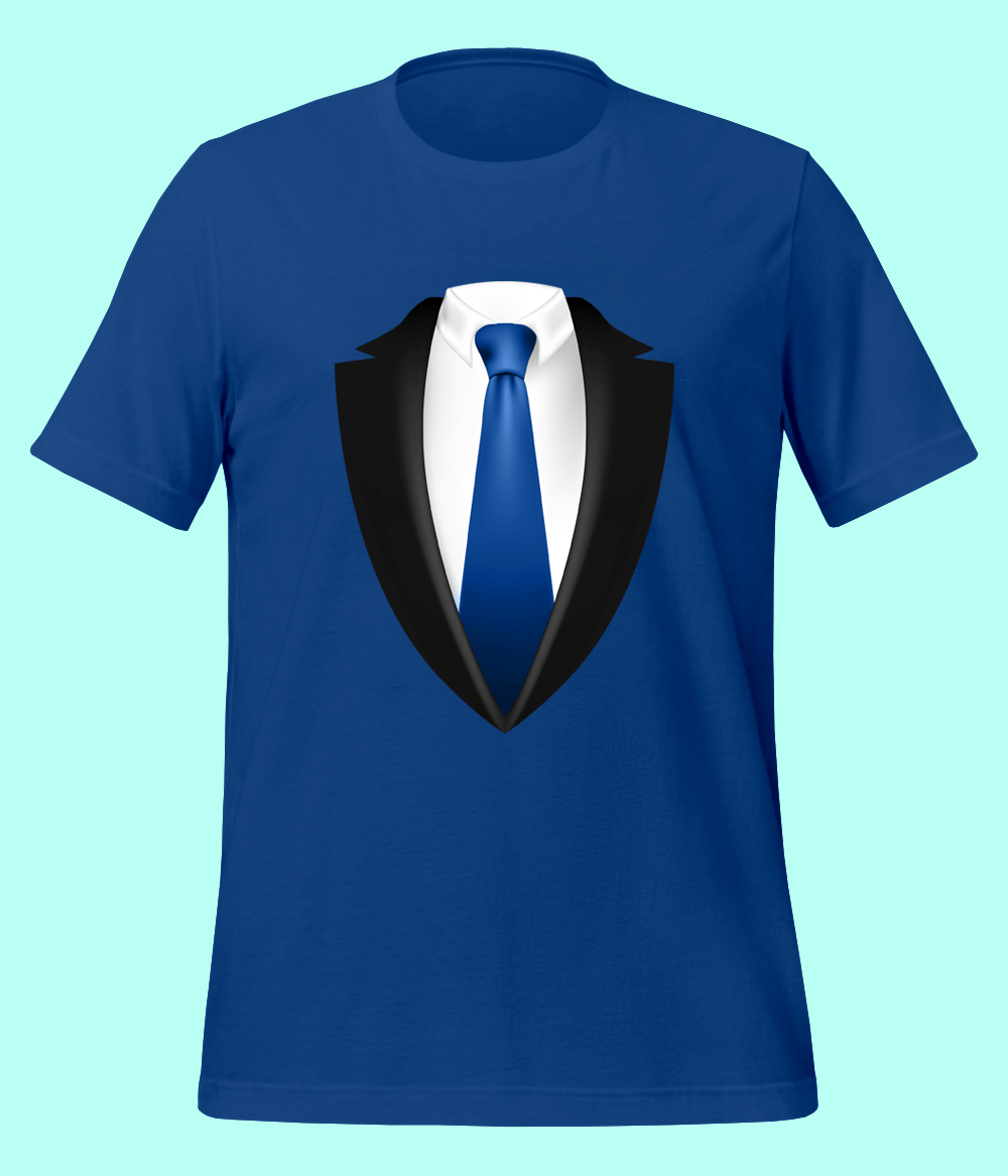 Formal Suit Graphic T Shirt