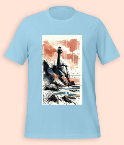 Ocean Lighthouse T-Shirts (Unisex)