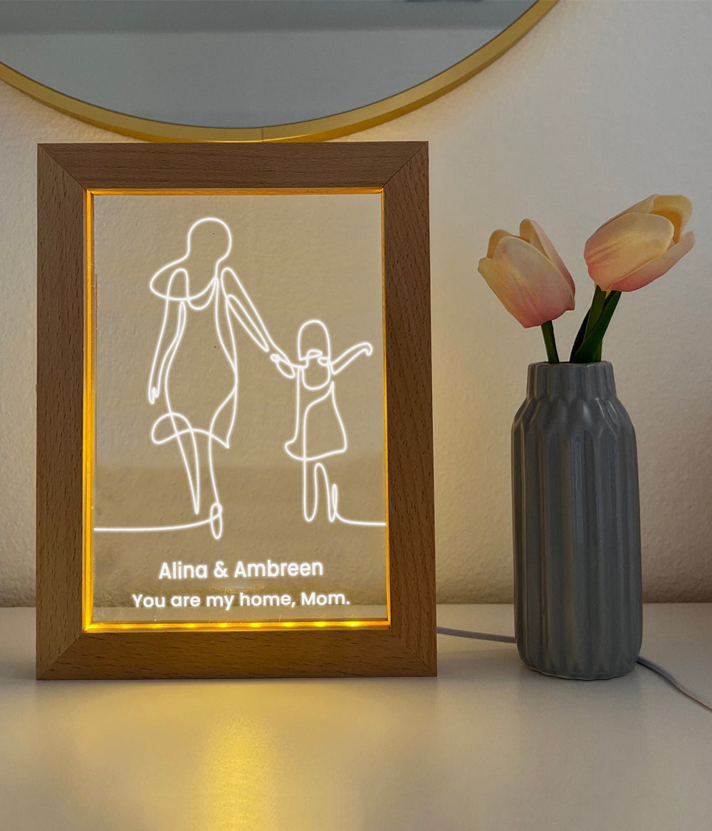 Mother Daughter Gift Lamp