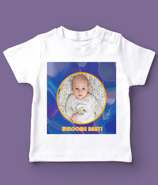 Welcome Newborn Baby T-Shirt and Romper (Customizable)