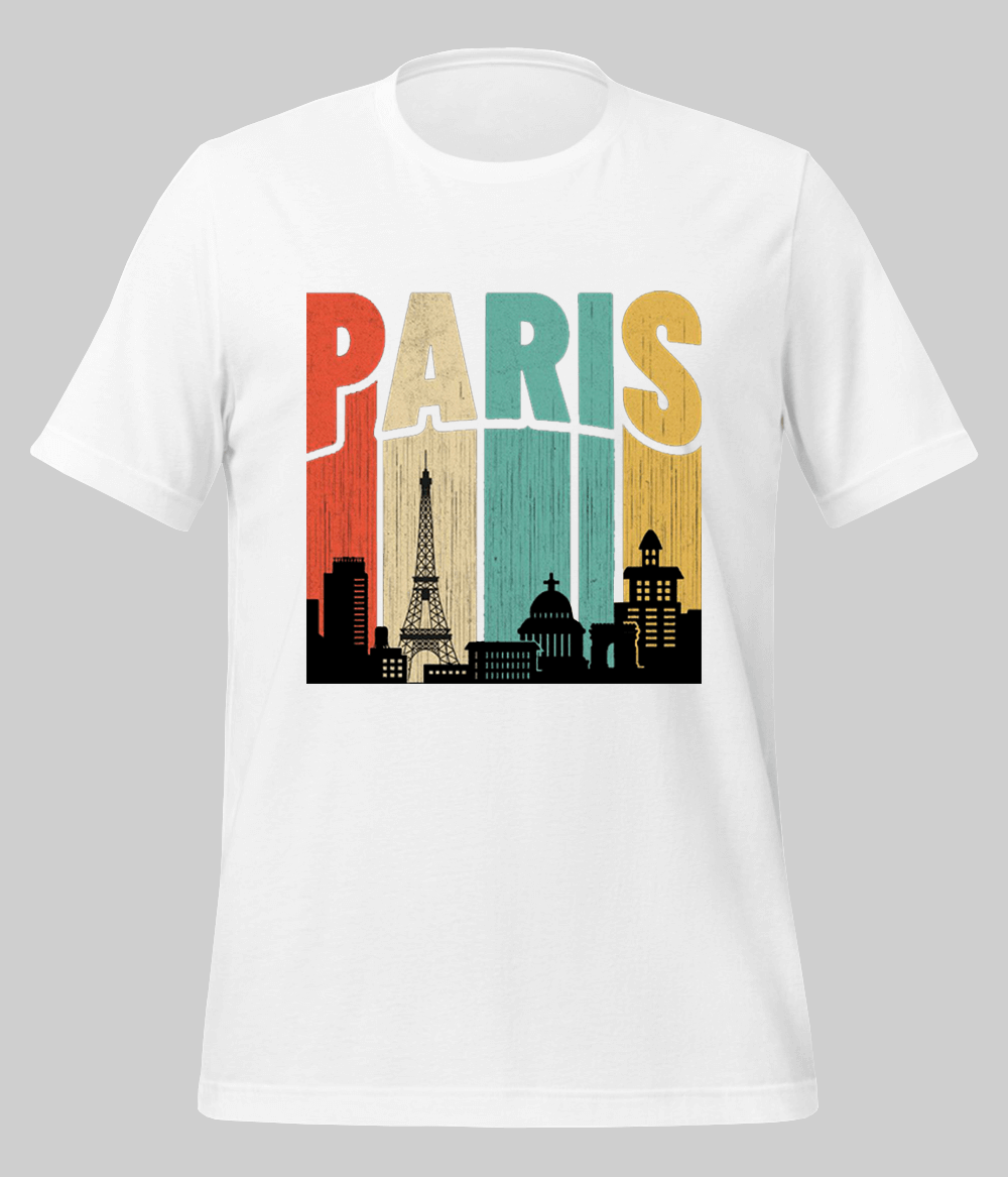 Paris Eiffel Tower T-Shirt (Unisex)