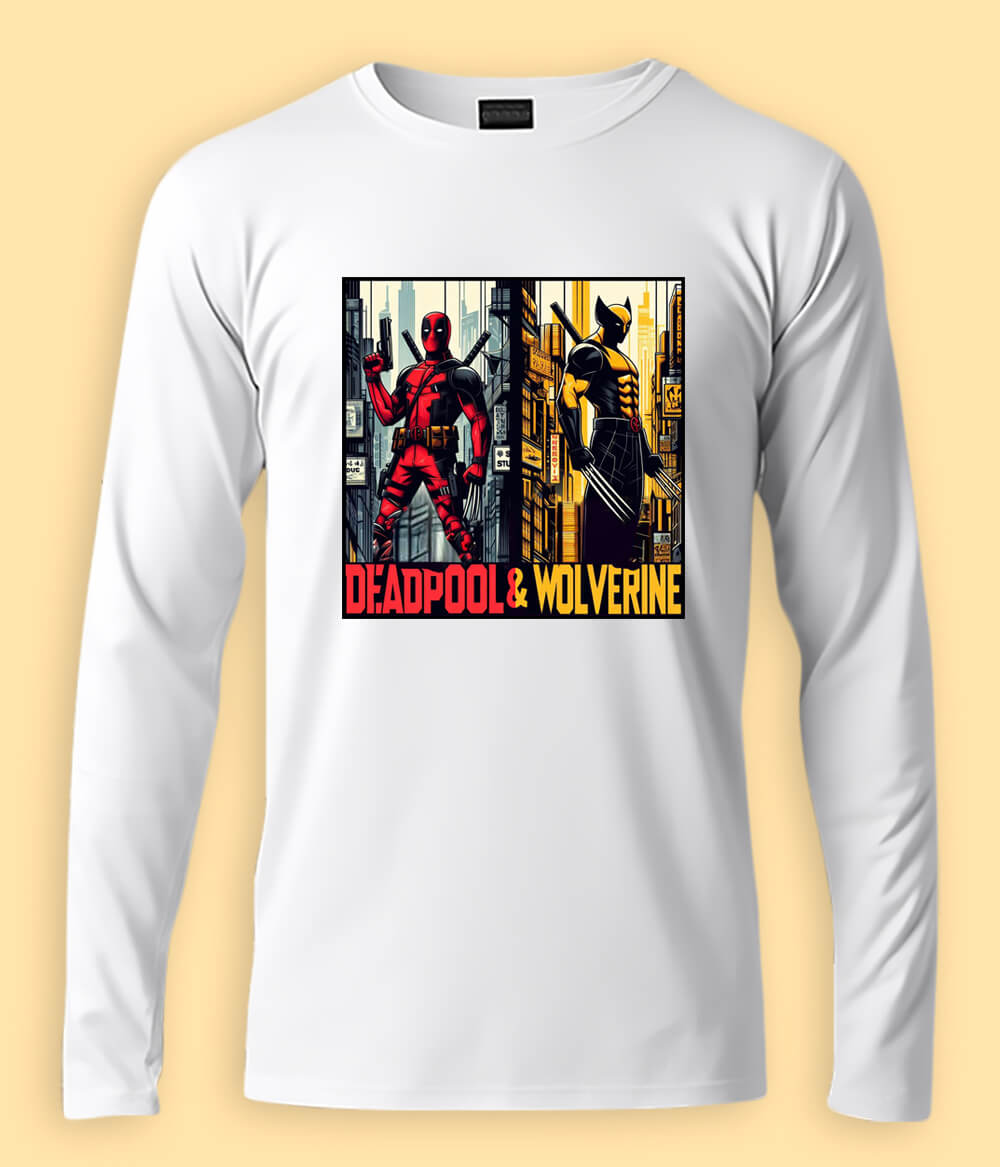 Deadpool & Wolverine Full Sleeve T-Shirt