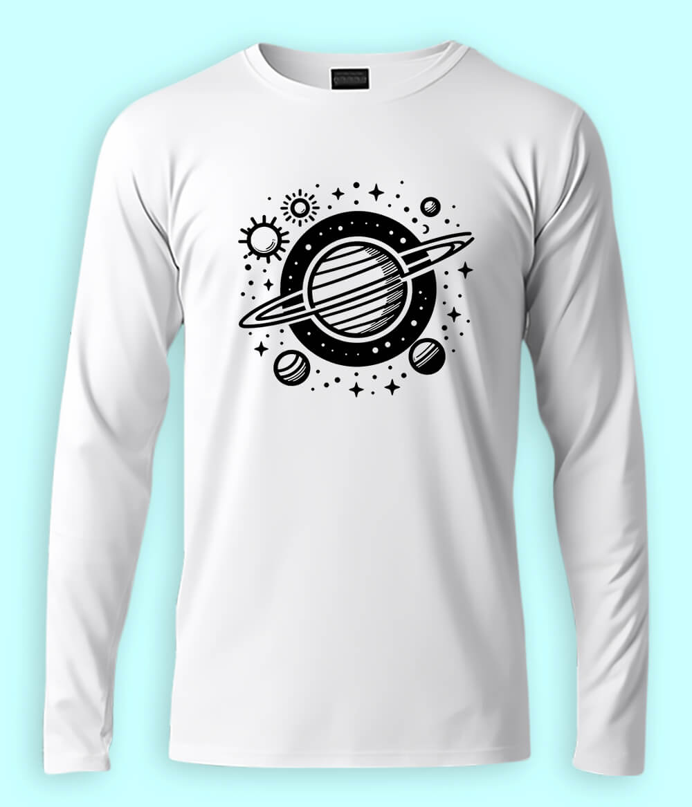 Galaxy Astrology Long sleeve T-shirt (Unisex)