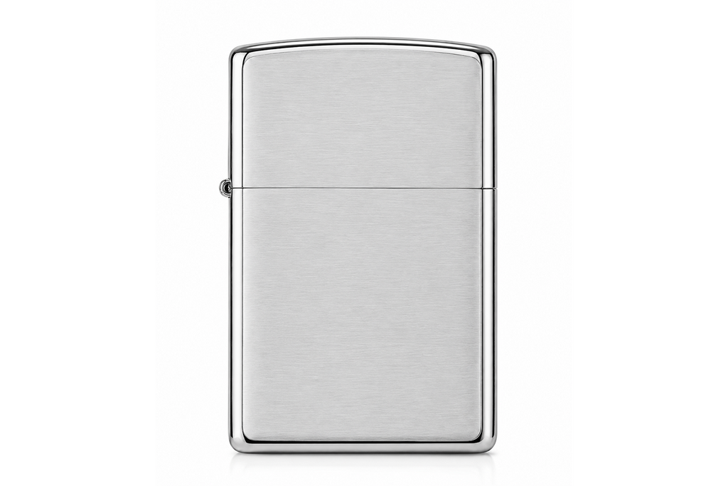 Steel lighter front view